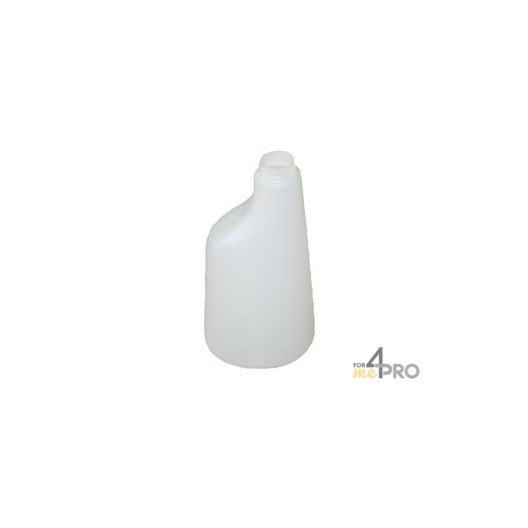 Botella de polietileno transparente de 600 ml