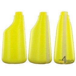 Botella de polietileno amarilla de 600 ml