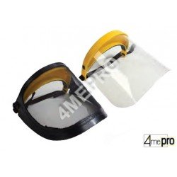 Visera de protección facial de malla de acero o de policarbonato - norma EN1731S/EN1661S
