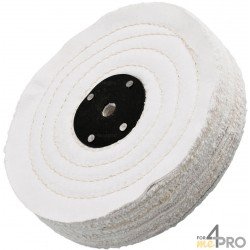 Disco de tela de algodón crudo 150 x 25 mm