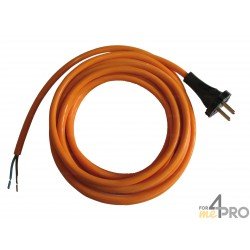 Cable eléctrico en PVC 0,5 m norma HO5VVF en 2x1,5