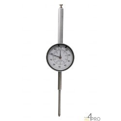 Reloj comparador con gran totalizador de revolución sin pata - Carrera 0-50 mm