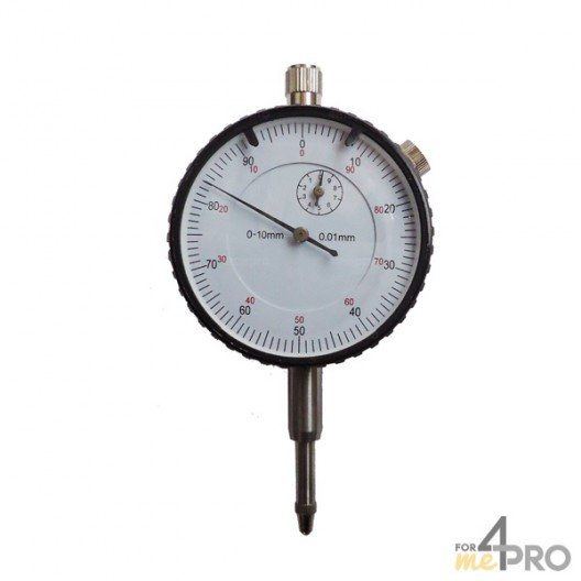 Reloj comparador económico con pata - Carrera 0-10 mm