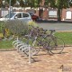 Aparcabicicletas galvanizado New York para 10 bicicletas