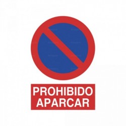 Señal Prohibido aparcar