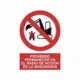 Señal Prohibido permanecer en el radio de acción de la maquinaria