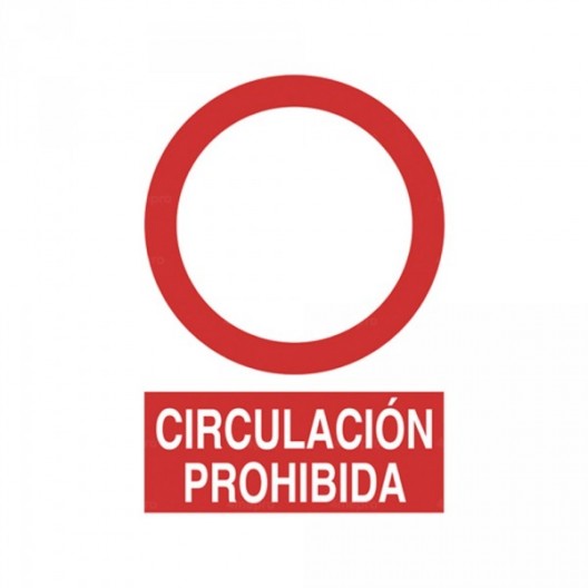 Señal Circulación prohibida