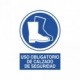 Señal Uso obligatorio de calzado de seguridad