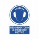 Señal Uso obligatorio de protector auditivo