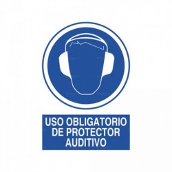 Señal Uso obligatorio de protector auditivo