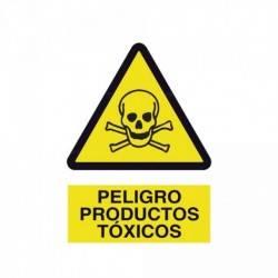 Señal Peligro Productos tóxicos