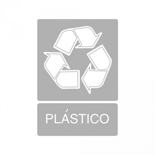 Señal de reciclaje Plástico