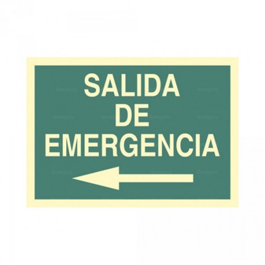 Señal Salida de emergencia (izquierda) 4