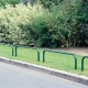 Arco galvanizado para espacios verdes 180 x 65 cm + polvo de poliéster verde