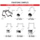 Set de fijación simple para paneles de señalización