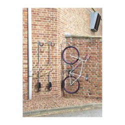 Estante para bicicletas de pared individual "antirrobo"