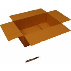 Cartón canal simple 43 x 31 x 25 cm