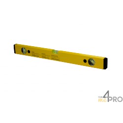 Nivel de perfil de aluminio amarillo 50 cm