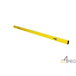 Nivel de perfil de aluminio amarillo 1,20 m