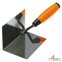 Cuchillo para untar los ángulos 12x10 cm - mango de haya
