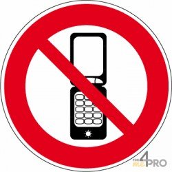 Señal Prohibido usar el teléfono