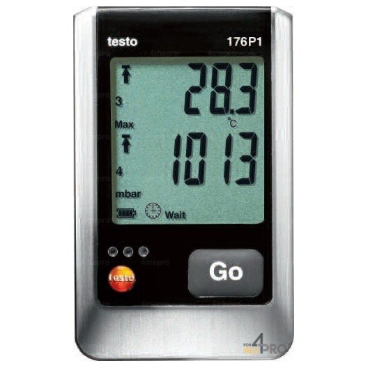 Registrador de temperatura, presión y humedad relativa Testo 176 P1